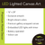 Large LED canvas art, 16" x 24", bright vibrant colors, Briarwood Lane, gallery wrapped canvas.