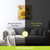 Sunflower Duo Medium LED Canvas Art with yellow sunflowers on plaid background with LED lighting.