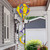 Hummingbirds Deluxe Hot Air Balloon Spinner, colorful, hanging outdoor yard decoration with hummingbird design.