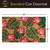 Paradise Blooms Coir Doormat, 18 x 30, tropical floral design with pink flowers and green leaves.