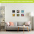 Home Sweet Home Metal Mini Moment decorative wall art in a living room setting with furniture.