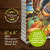 Turkey and pumpkins artwork on wood encased in a premium rustic 6x6 inch metal frame.