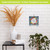 Bless This Home With Love Metal Mini Moment decorative wall art with floral design and text.