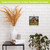 Sunflower Barn Metal Mini Moment decorative wall art with red barn and sunflowers.
