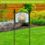 Colorful Easter Basket acrylic art sign on stand with green, pink, and blue Easter eggs design.