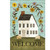 Country Saltbox Garden Flag with white house, flowers, sheep, and welcome text on green hill.