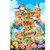 Spring Has Sprung Sign Garden Flag with colorful birds and flowers on wooden boards outdoors.