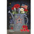 American Watering Can Garden Flag with patriotic stars, flowers, and USA flag design elements.