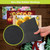 Seasonal Mini Mat Bundle B, set of 4 mini mats with tray, non-slip rubber backing included.