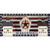Rustic American Birdhouse Mini Mat with patriotic design and welcome message on rustic background.