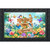 Spring Has Sprung Sign Doormat with colorful flowers, butterflies, and birds on a wooden sign background.