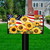 American Sunflowers Oversized Mailbox Cover with USA flag design and bright yellow sunflowers.