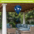 South Carolina Palm Tree Hot Air Balloon Spinner outdoor decor with white palm trees and moon.