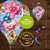 Briarwood Lane Butterflies and Peonies Hot Air Balloon Spinner, 22" x 54", colorful polyester decoration.