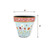 Small Wildflowers Planter, 8 inches tall and wide, with pink, yellow, white, and blue floral design.
