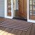American Stripes Large Coir Doormat, 30 x 48, red, white, and blue striped coir mat.
