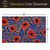 Poppies Coir Doormat, 18 x 30 inches, blue background with red poppy flowers and brown stems.