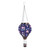 Dragonflies Solar Balloon, blue hot air balloon lantern with pink flowers and dragonflies hanging from chains.