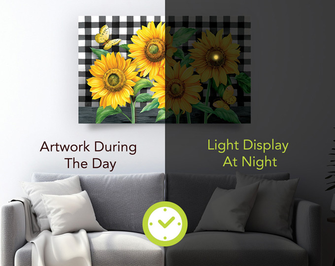 LED Canvas Wall Art