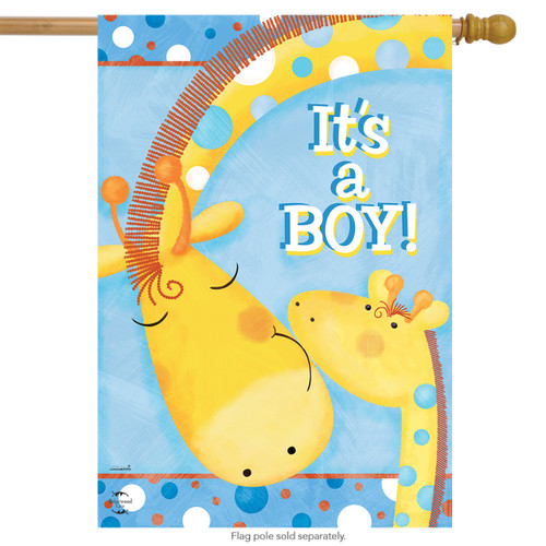 It's A Boy House Flag - Briarwood Lane