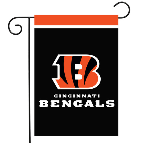 Rico Industries NFL Football Cincinnati Bengals Gnome Spring 13 x 18  Double Sided Garden Flag