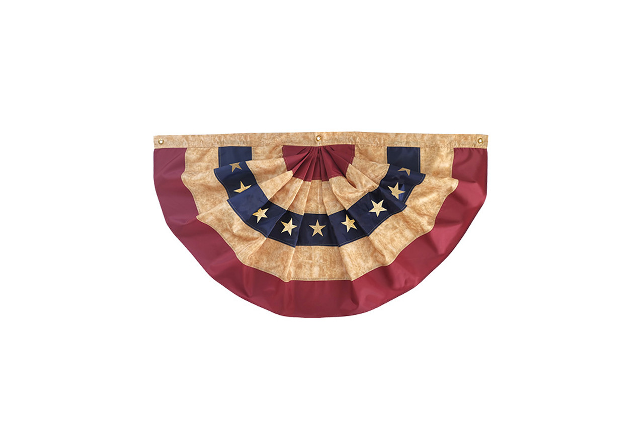 Image of Tea Stained Patriotic Bunting 36