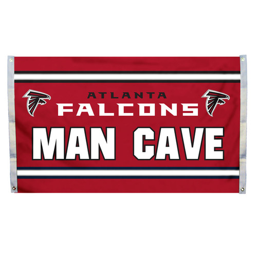 Atlanta Falcons Man Cave 3 x 5 Flag w/ 4 Grommets