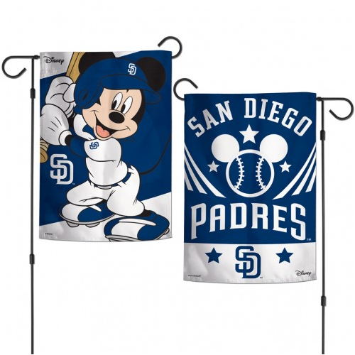 San Diego Padres Mickey Mouse Garden Flag Briarwood Lane