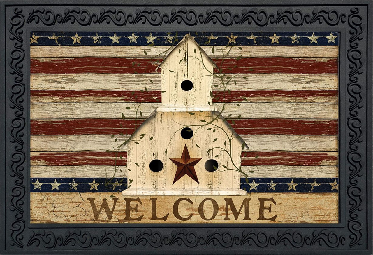 Image of Americana Welcome Patriotic Doormat