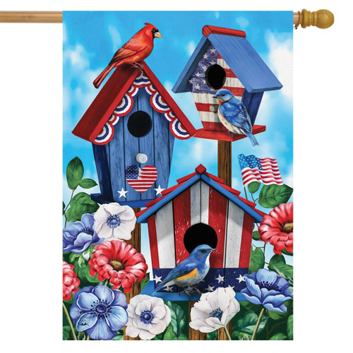 American Birdhouses Summer House Flag - Briarwood Lane