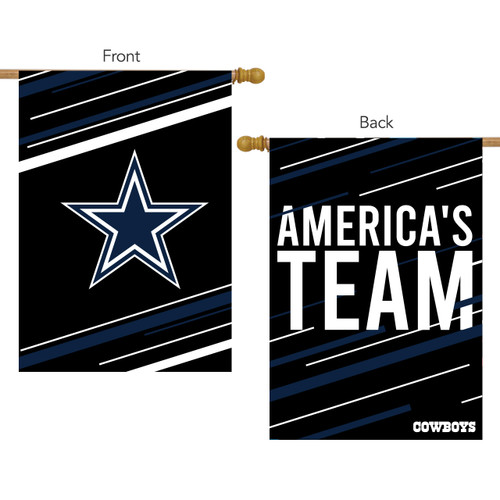 Dallas Cowboys Slogan NFL Licensed House Flag Briarwood Lane