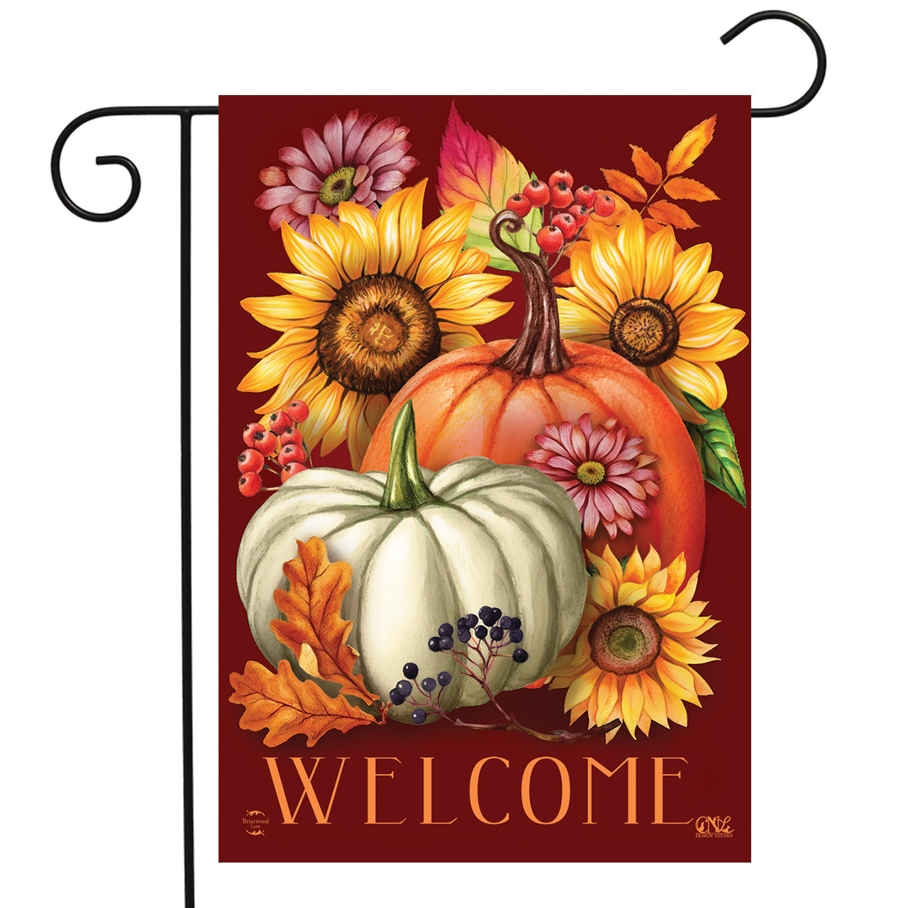 Image of Fall Beauty Floral Garden Flag