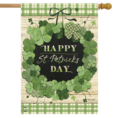 Briarwood Lane Jute-Flagge „Lucky Pot“ – St. Patrick's Day Deko, Gold & Regenbogen, 71,1 X 101,6 Cm