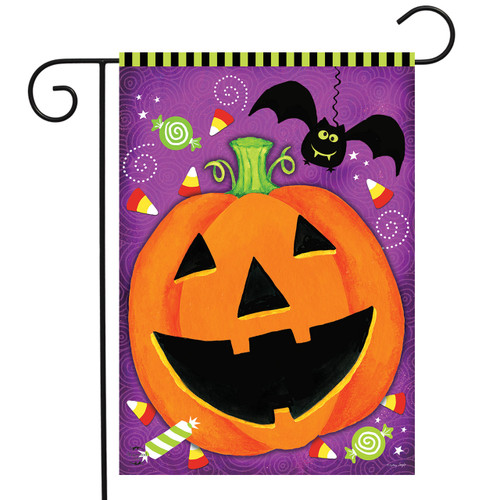 Bandiera Da Giardino Briarwood Lane Halloween Treats Jack O'Lantern – 12.5x18 Pollici