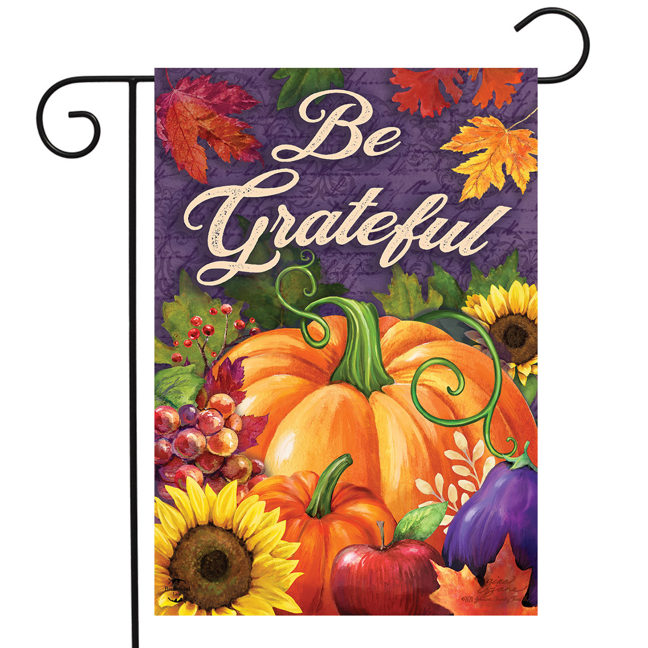 Briarwood Lane Be Grateful Autumn Garden Flag - Picture 1 of 4