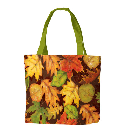 Leaf Toss Canvas Fall Tote Bag - Briarwood Lane