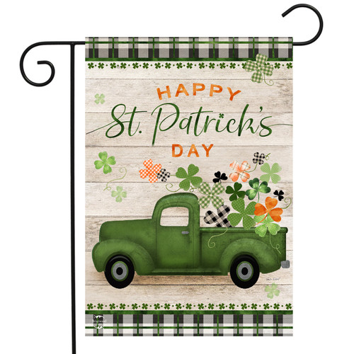 St. Pat's Pickup Holiday Garden Flag