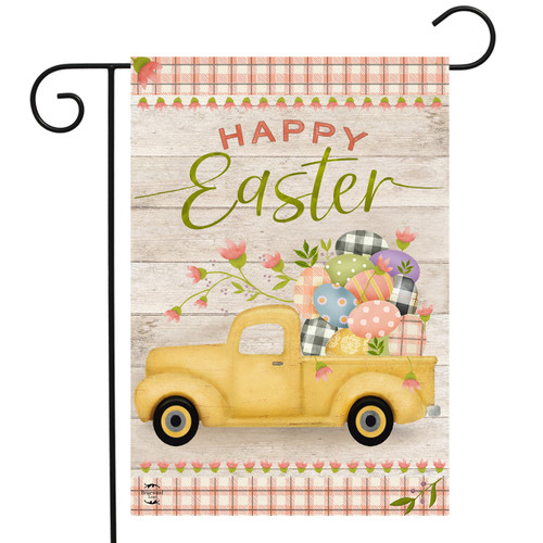 Easter Egg Pickup Holiday Garden Flag