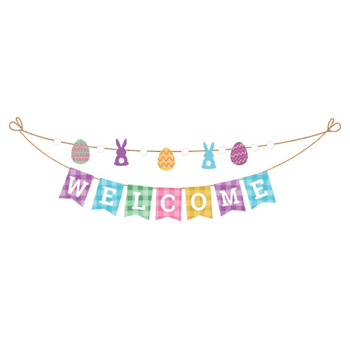 Easter Welcome String Banner - Briarwood Lane