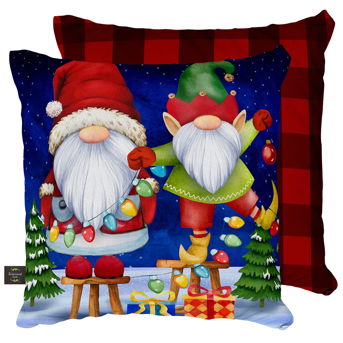 Image of Christmas Gnomes Pillow