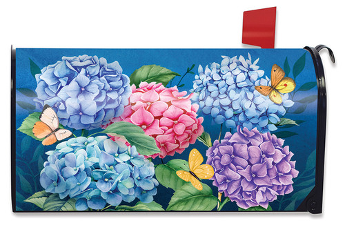 Colorful Hydrangeas Oversized Mailbox Cover - Briarwood Lane