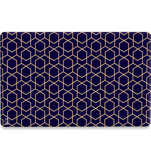 Blue Geometric Comfort Mat - Briarwood Lane