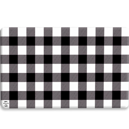 Black and White Check Comfort Mat - Briarwood Lane