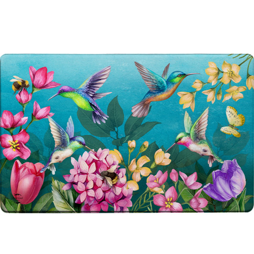 Hummingbird Welcome Mat Springtime Hummingbirds Comfort Mat - Briarwood Lane