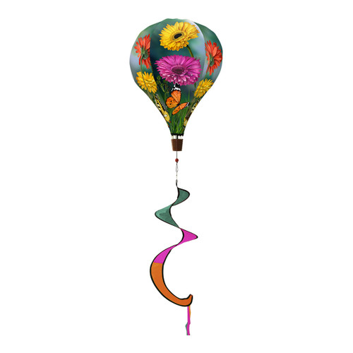 Butterflies and Daisies Hot Air Balloon Spinner - Briarwood Lane