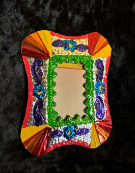 Colorful Square Metal Mirror