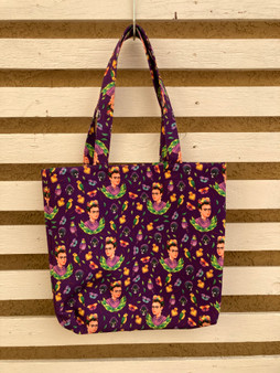Frida Kahlo Print Bag Artemex