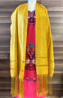 Golden Mexican Reboso/Shawl