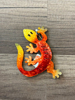 Red Metal Lizard