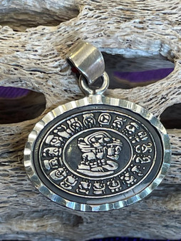 Mayan Calendar Pendant